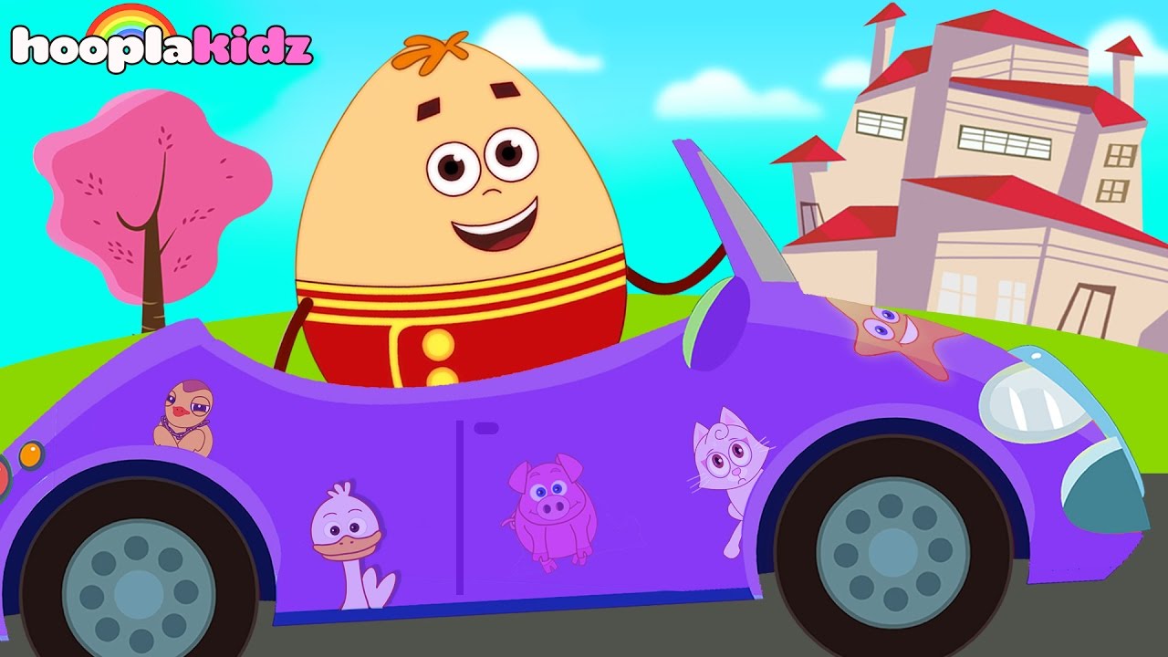 Humpty Dumpty Sat On The Wall + More Nursery Rhymes & Kids Songs - HooplaKidz