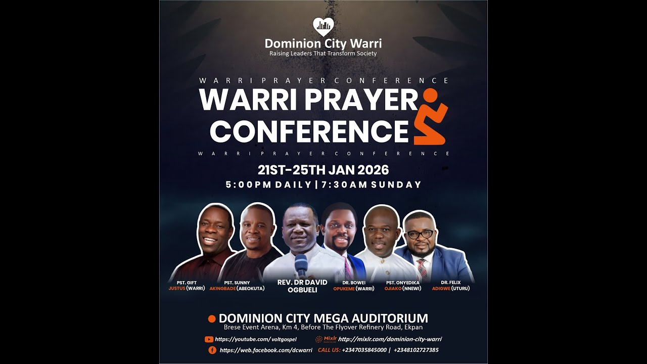 WARRI PRAYER CONFERENCE || DAY 1 || 21ST JANUARY 2026