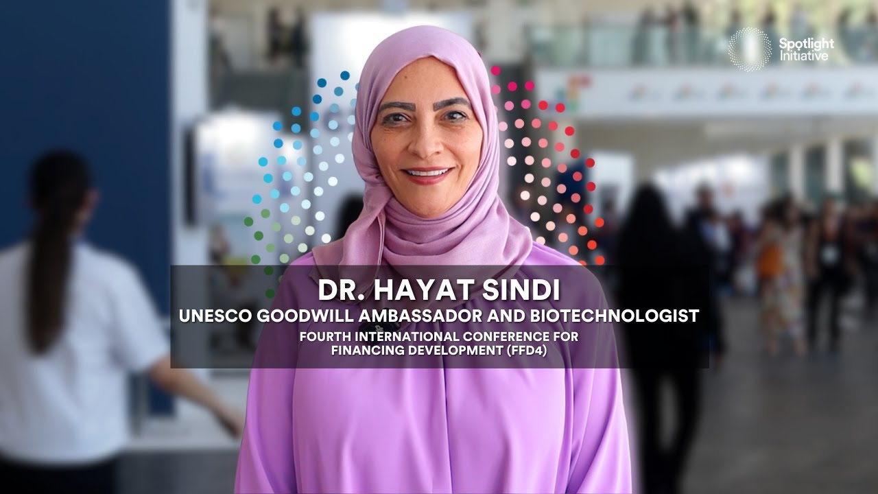 Dr. Hayat Sindi at FfD4: Ending Violence Is a Basic Need