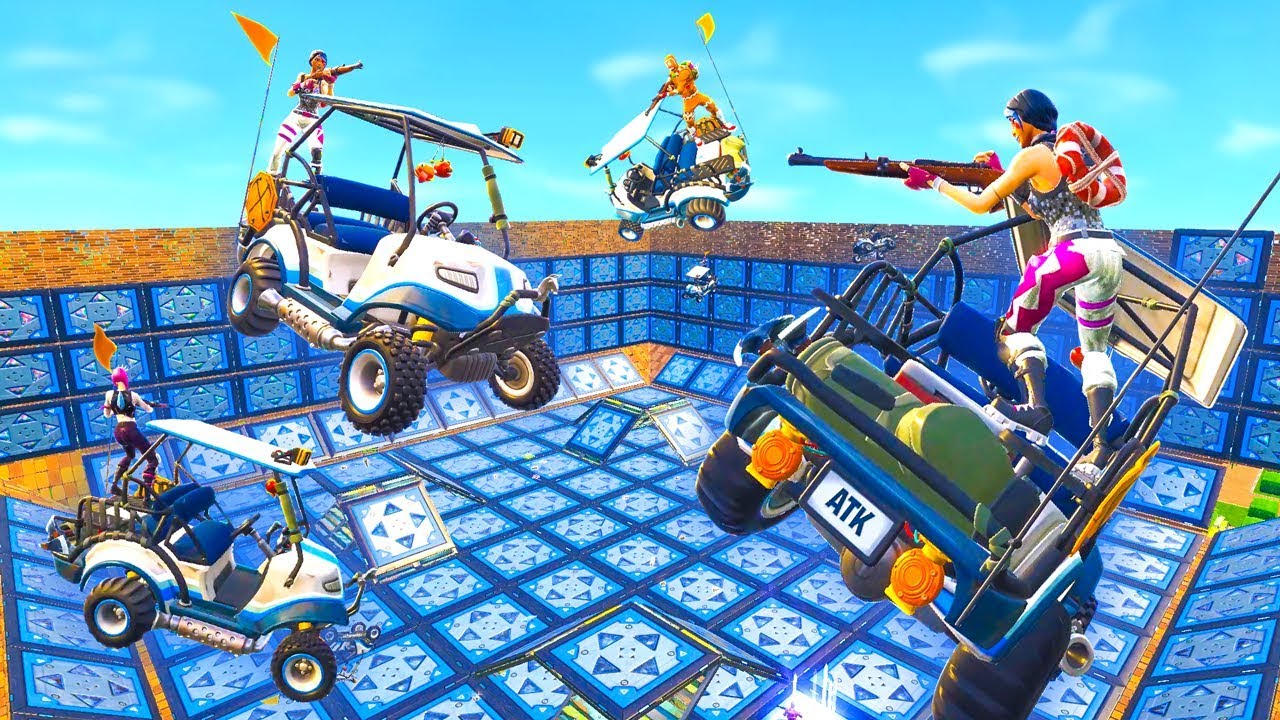 BOUNCER CART NO-SCOPE ARENA - Fortnite Battle Royale Custom Game