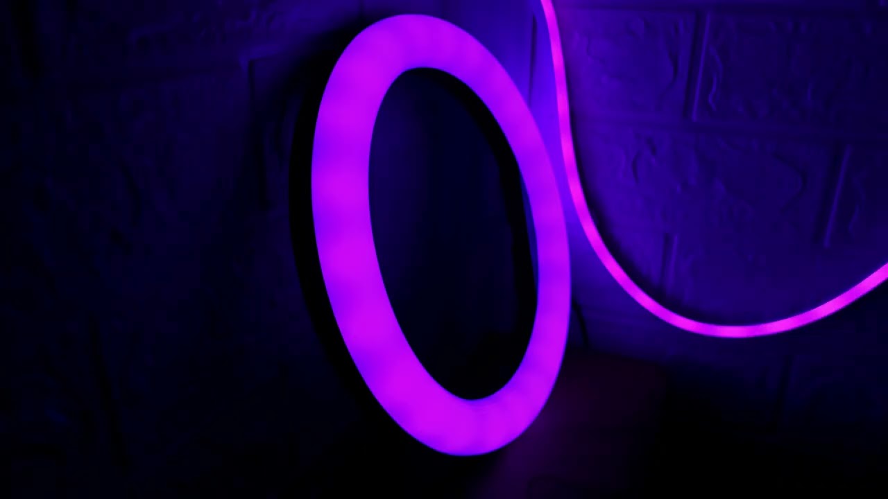 Purple Midniht Light   Calm Neon Room Ambience