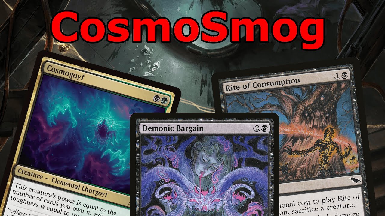 FLINGING LETHAL COSMOGOYF AT YOUR FACE!  Legacy CosmoSmog Combo MTG