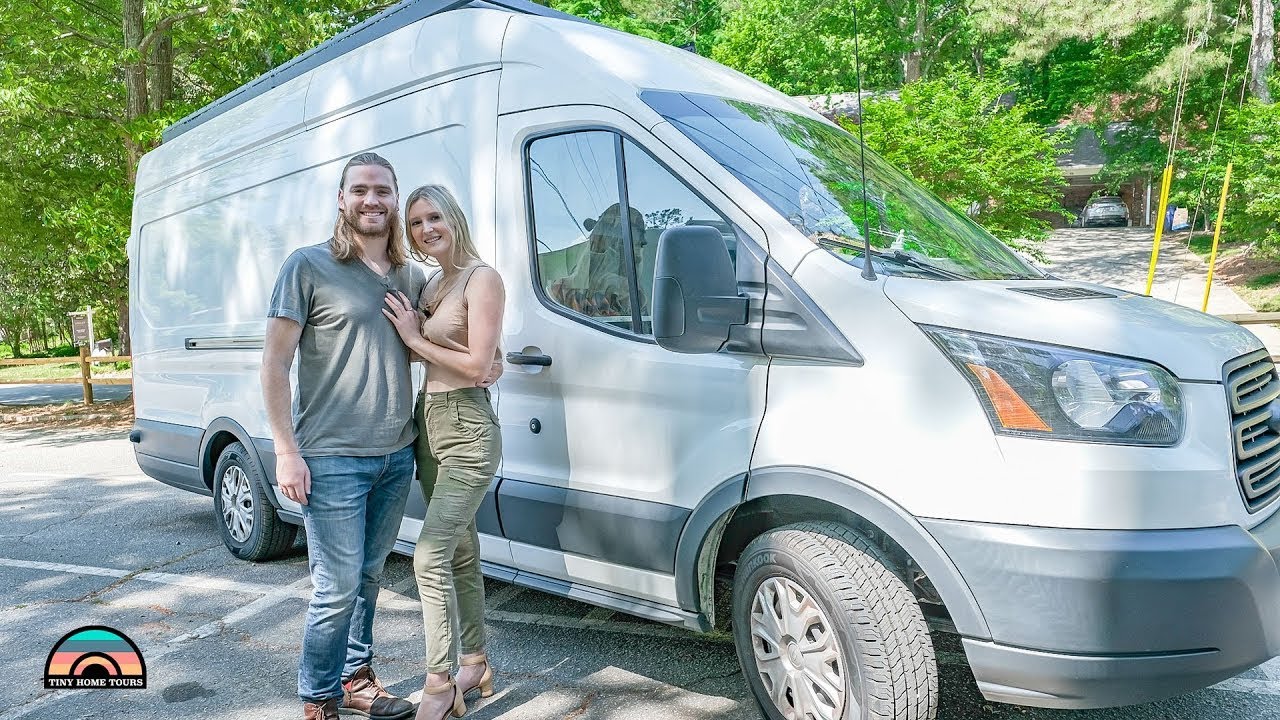 DIY Ford Transit w/ Closet & Counter Space Galore