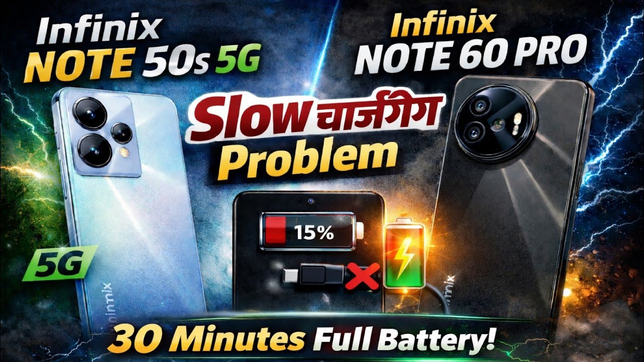 ⚡infinix note 50s 5g slow charging problem/infinix note 60 pro 5g slow charging problem/solution✅