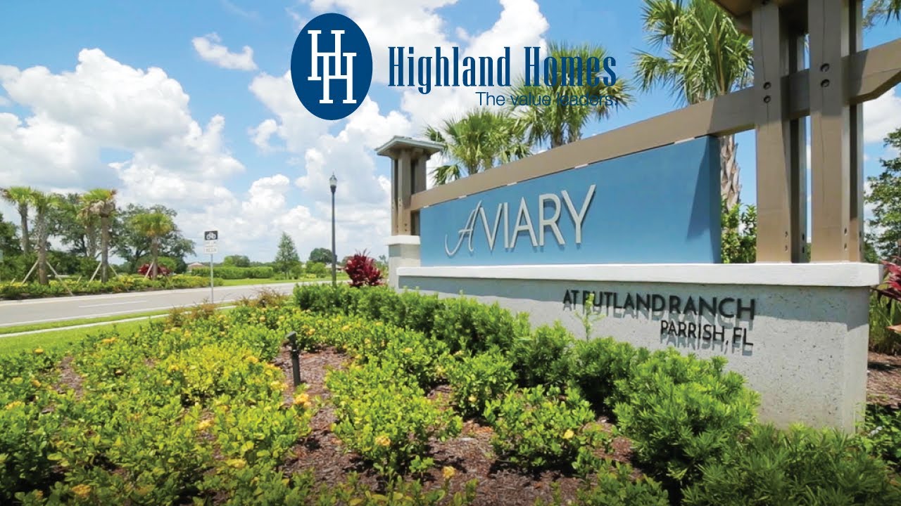 Aviary at Rutland Ranch by Highland Homes - New Construction Homes in Parrish, FL