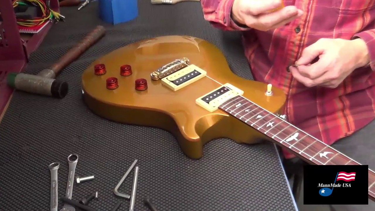 Installing MannMade #2300 Intonatable Stoptail Bridge