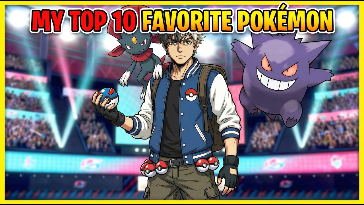 Top 10 Favorite Pokemon