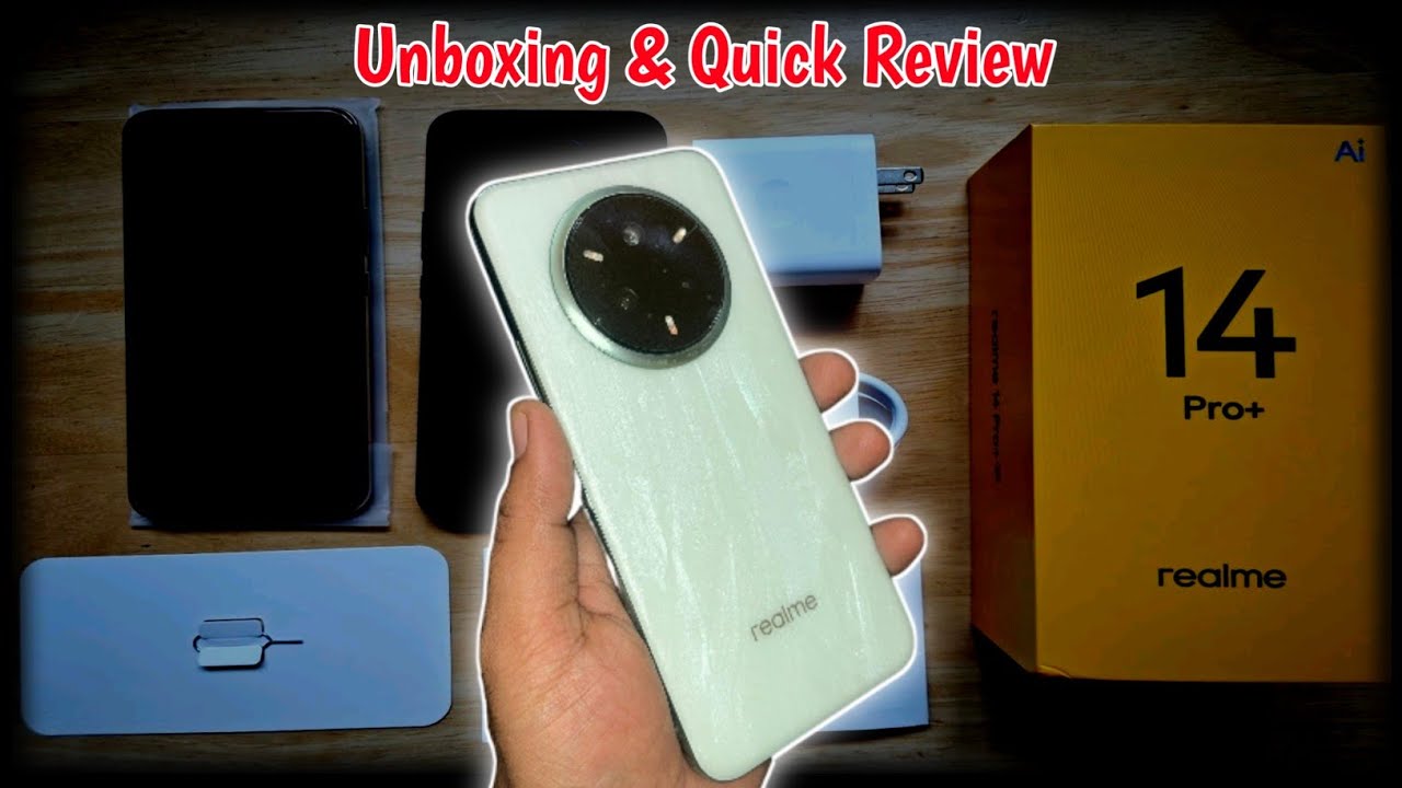 🔥 Realme 14 Pro+ Unboxing – First Look & Full Review in Hindi | Best Midrange Phone 2025?