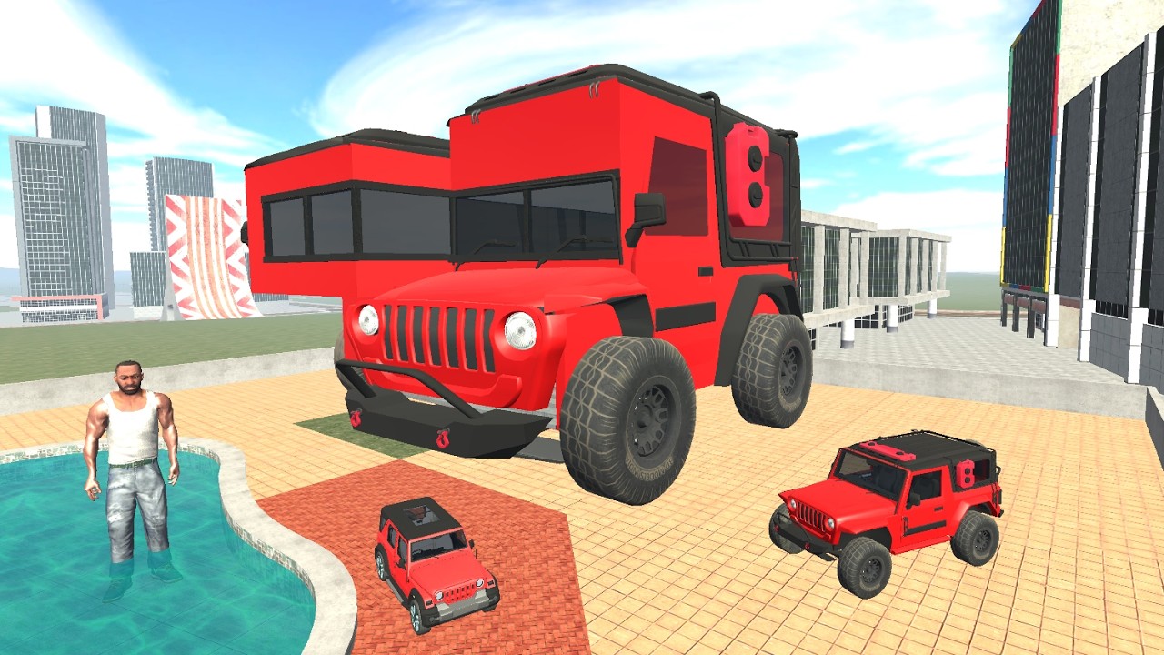 Franklin Change House to Thar Car in Indian Bike Driving 3D