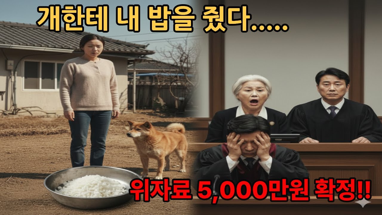 내 밥그릇을 개한테 준 시어머니, 12년 참다 던진 이혼 소장에 판사님이 하신 말씀