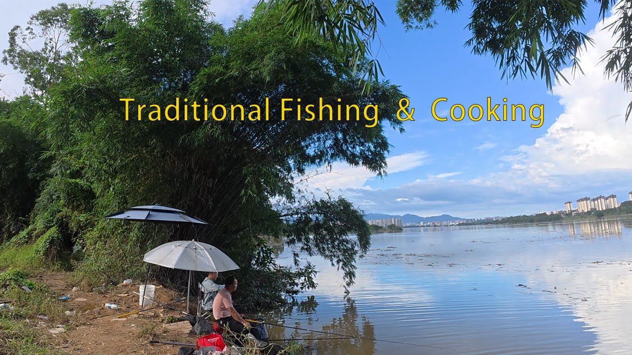 Fishing and Cooking with Friends after Heavy Rainstorm