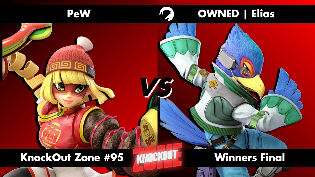 KnockOut Zone #95 - SSBU Winners Final - PeW (Min Min) vs Elias (Falco)