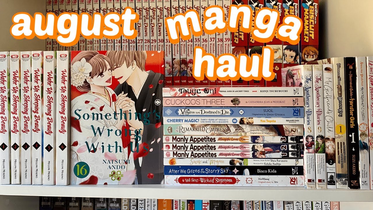 collective manga haul & unboxing - august 2023
