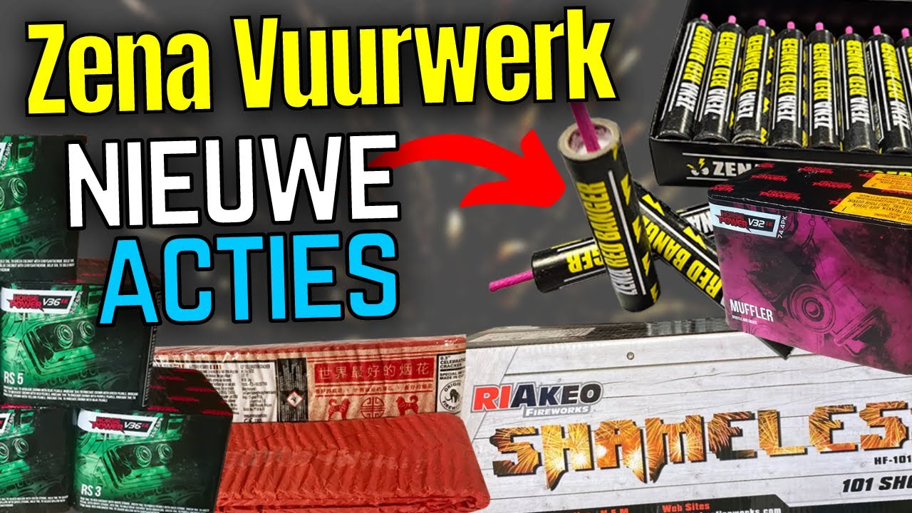 Nieuwe acties Zena | Vuurwerk België 2023