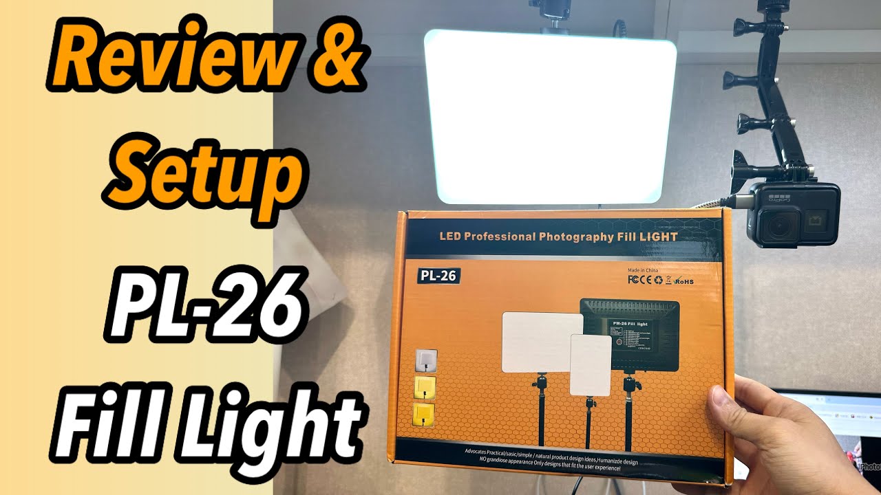 Unbox, Review and Setup PL-26 10 inch Fill Light for Streaming