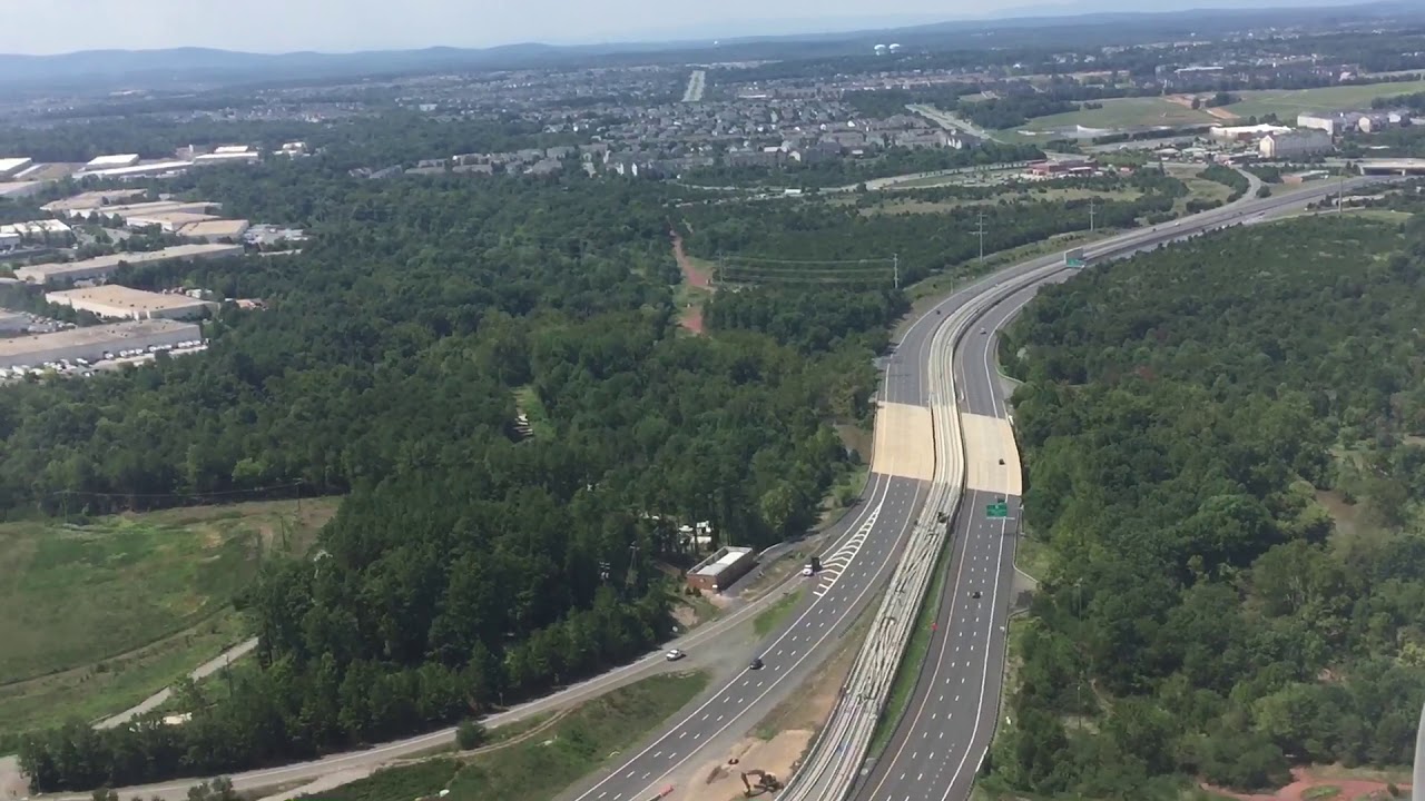 Landing at Dulles International Airport, Washington DC (Atterrissage à Dulles)