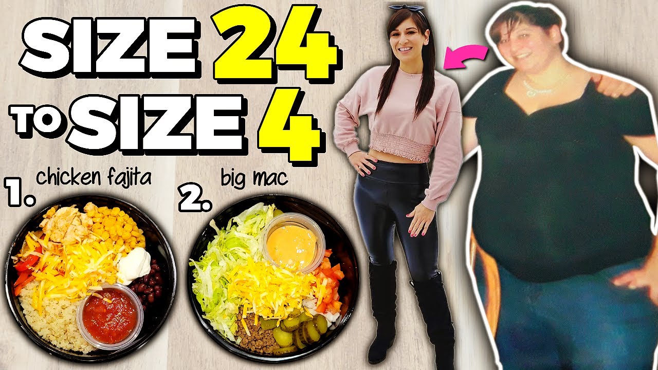 I ate these 2 EXACT 10 Minute Meals Everyday to go from a Size 24 to a Size 4