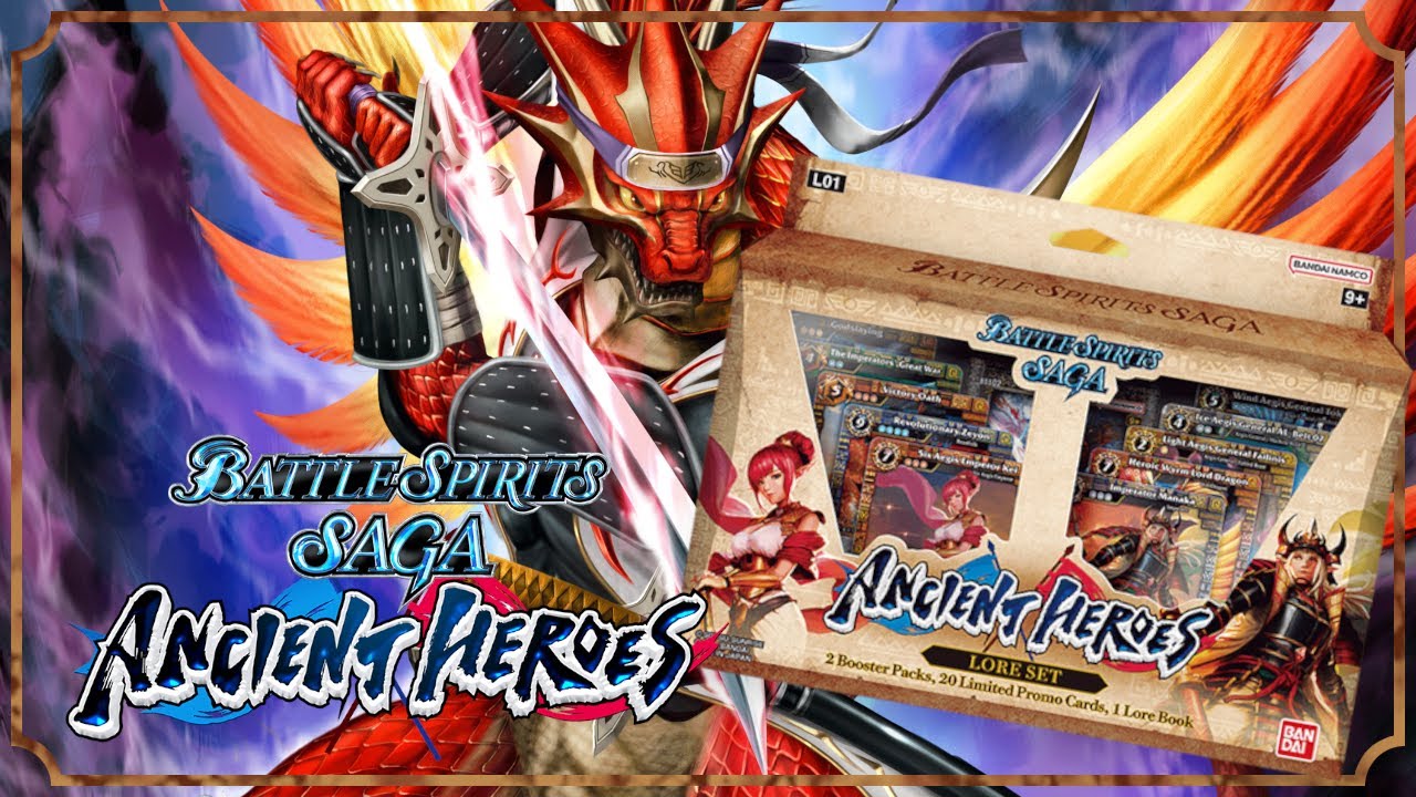 Battle Spirits Saga - Lore Set: Ancient Heroes Unboxing - Manaka e Kei sono qui! #battlespiritssaga