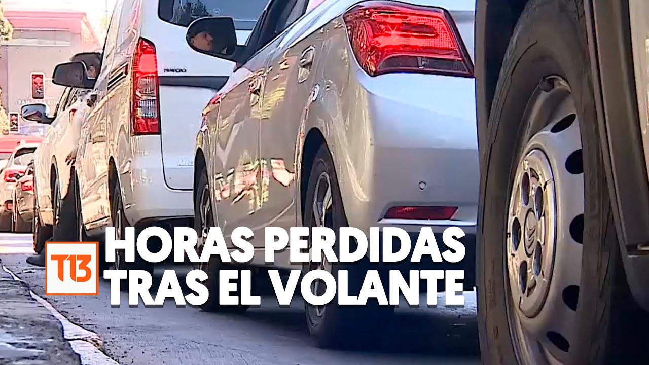 Santiago se posiciona entre las ciudades con peor tráfico: ¿cuántas horas perdemos al volante?