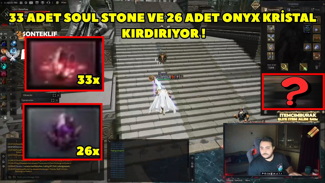 PoineMaia - (Galia) 33 Adet Soul Stone ve 26 Onyx Kristalden Neler Aldı ?  ! Rise Online