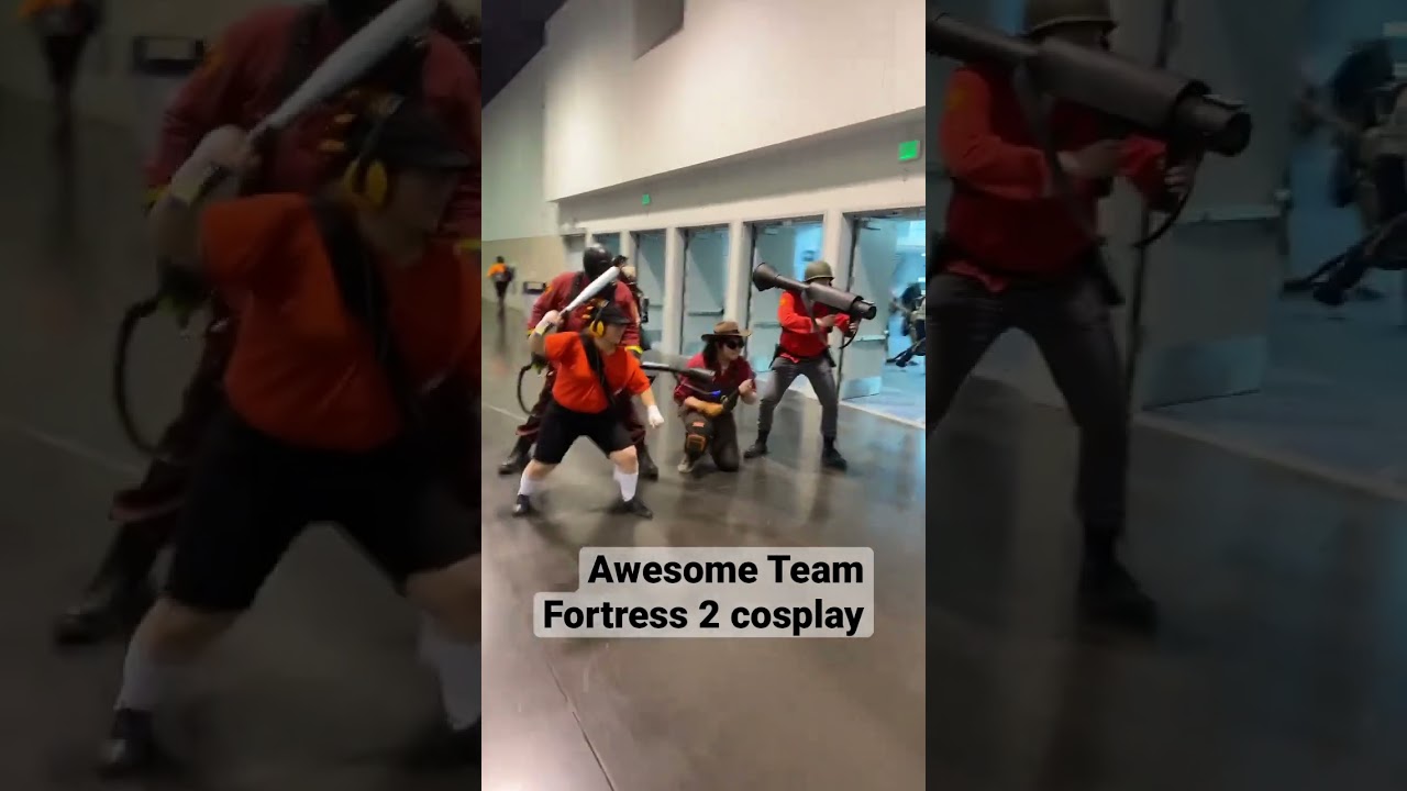 Awesome Team Fortress 2 cosplay at #wondercon  #tf2 #cosplay #new #video