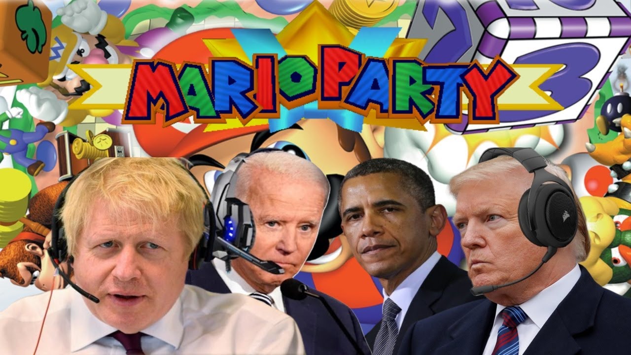 Президенты играют в Mario Party 1