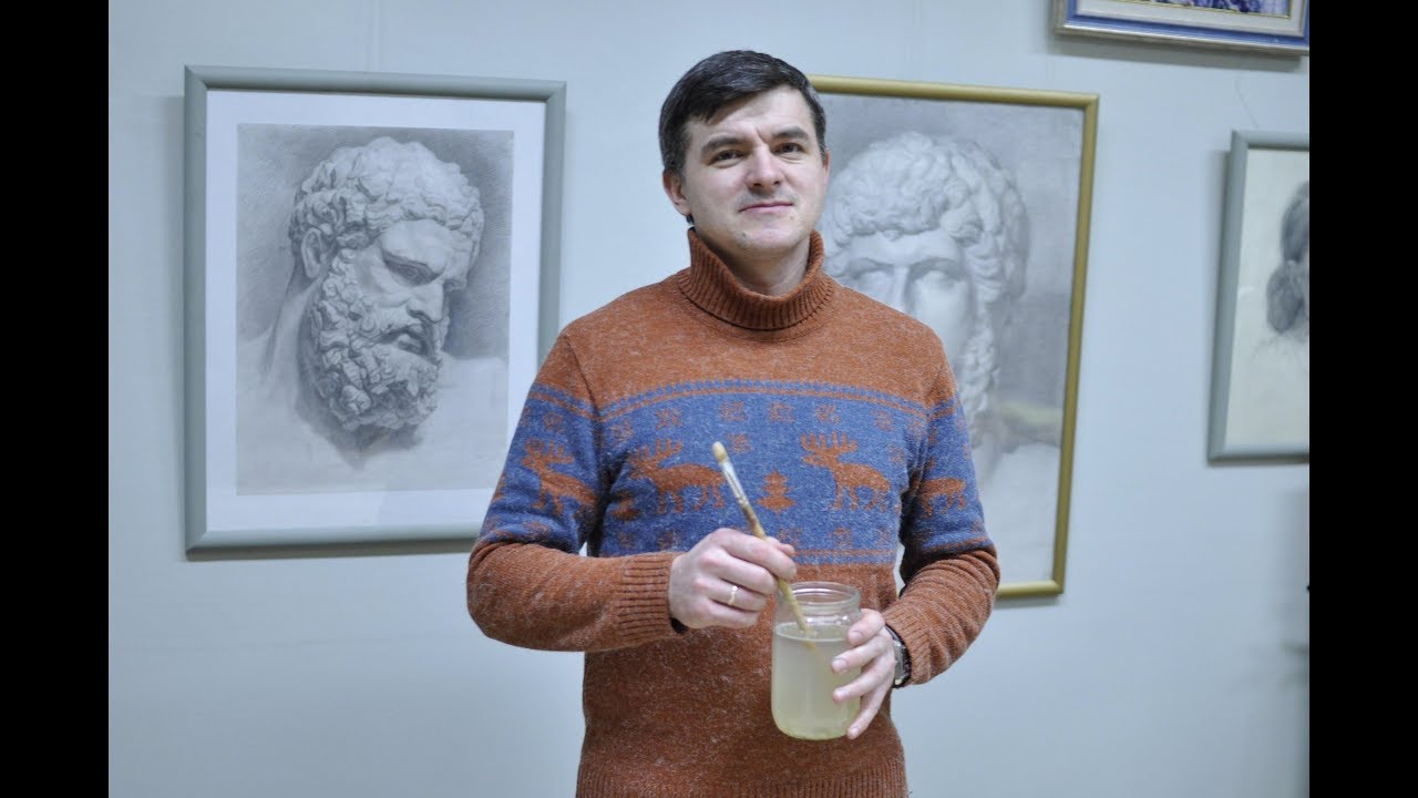 Как проклеивать холст и картон желатином.