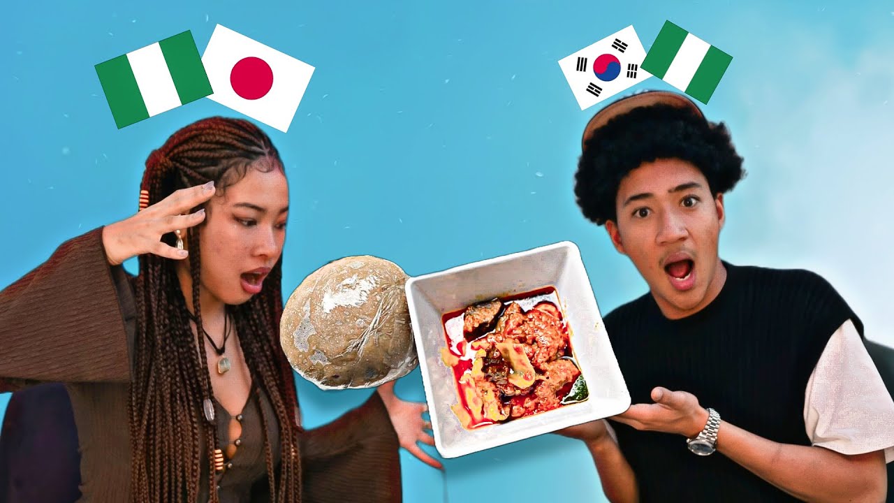 Mukbang: Trying Amala with my Mixed Asian Friend / Q and A