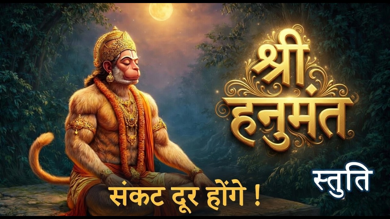श्री हनुमंत् स्तुति | Hanuman Stuti | मनोकामना पूर्ण | Powerful Hanuman Bhajan