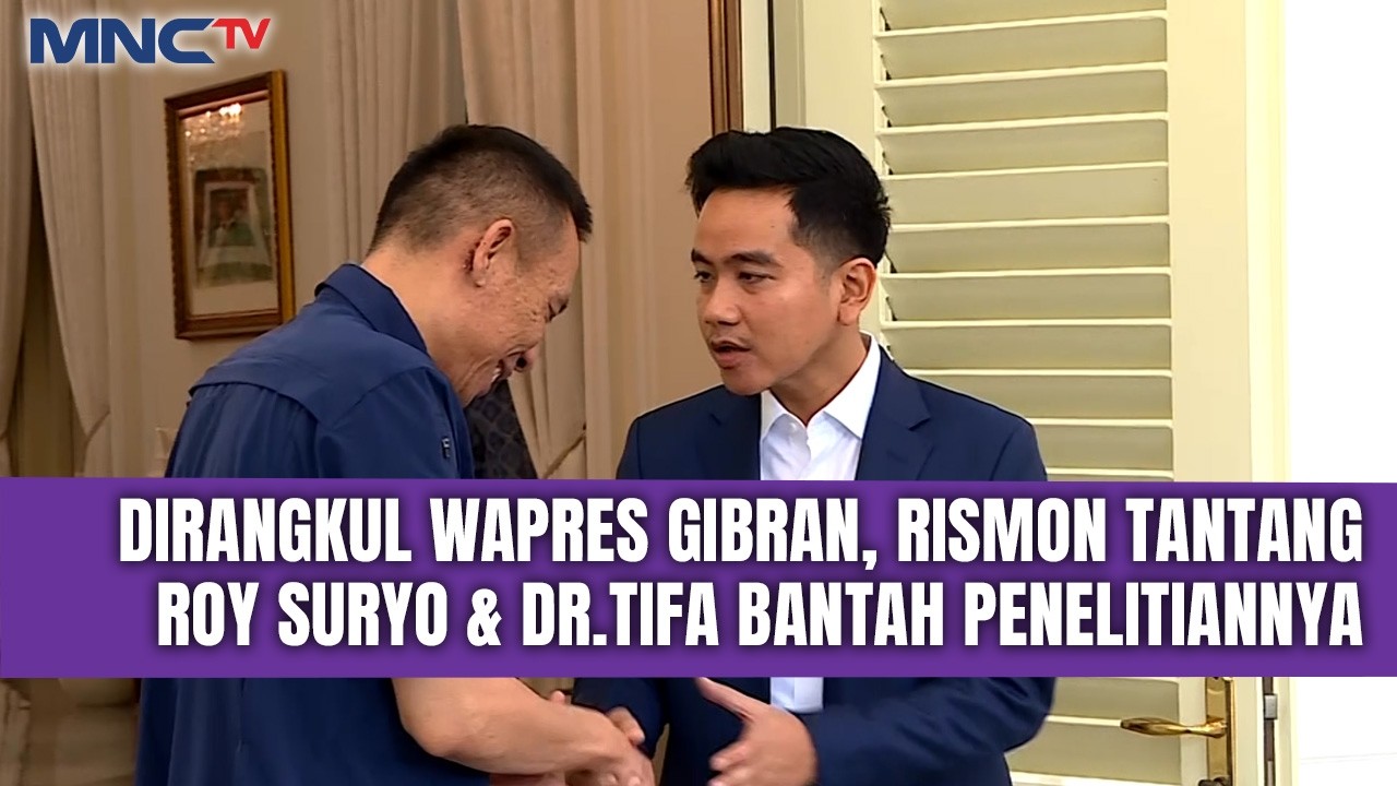 [FULL] Rismon Sianipar Salaman dengan Gibran dan Dapat Parsel, Isyarat Perdamaian?