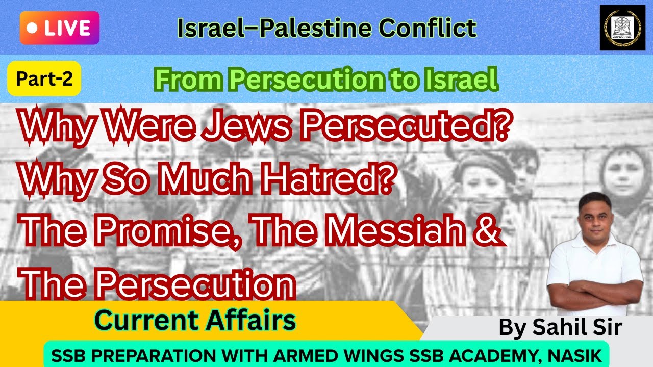🔴 LIVE | From Persecution to Israel: Messiah, Promised Land & Jewish Suffering