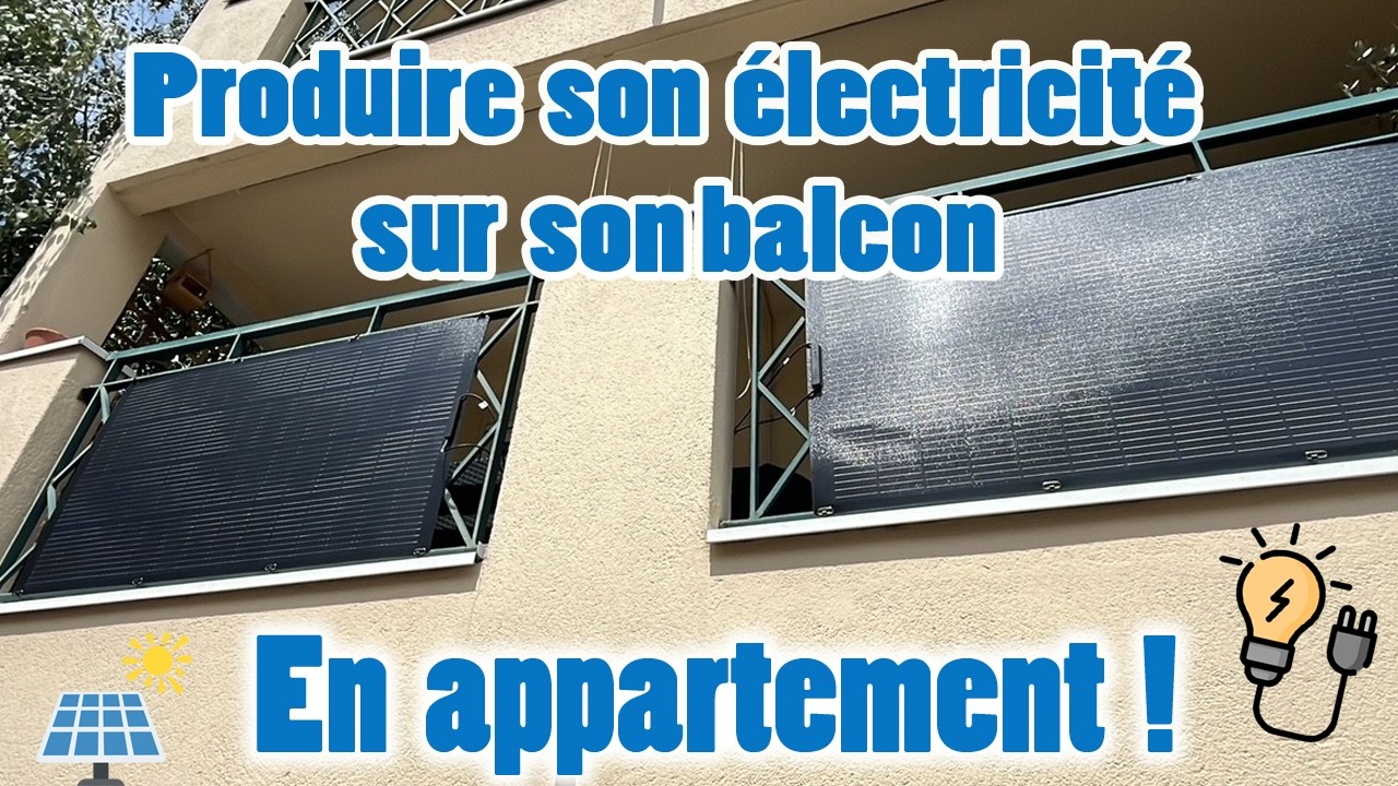 Panneaux solaires pour appartements et balcons !!!