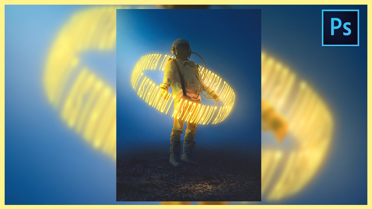 [ Photoshop Manipulation ] How to Create Circle Text Around Model - TUTORIAL VERSION 2