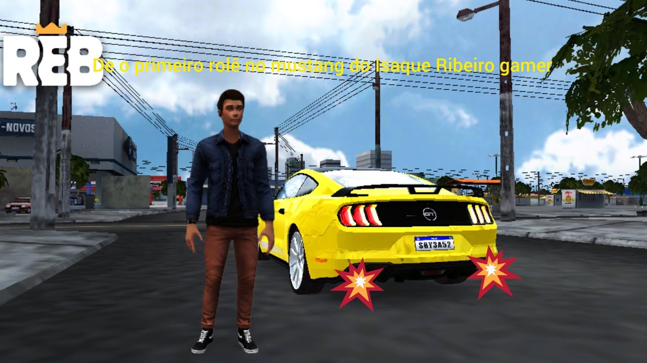 VIDA REB #77/DEI O PRIMEIRO ROLÊ COM O MUSTANG DO @ISAQUE RIBEIRO GAMER