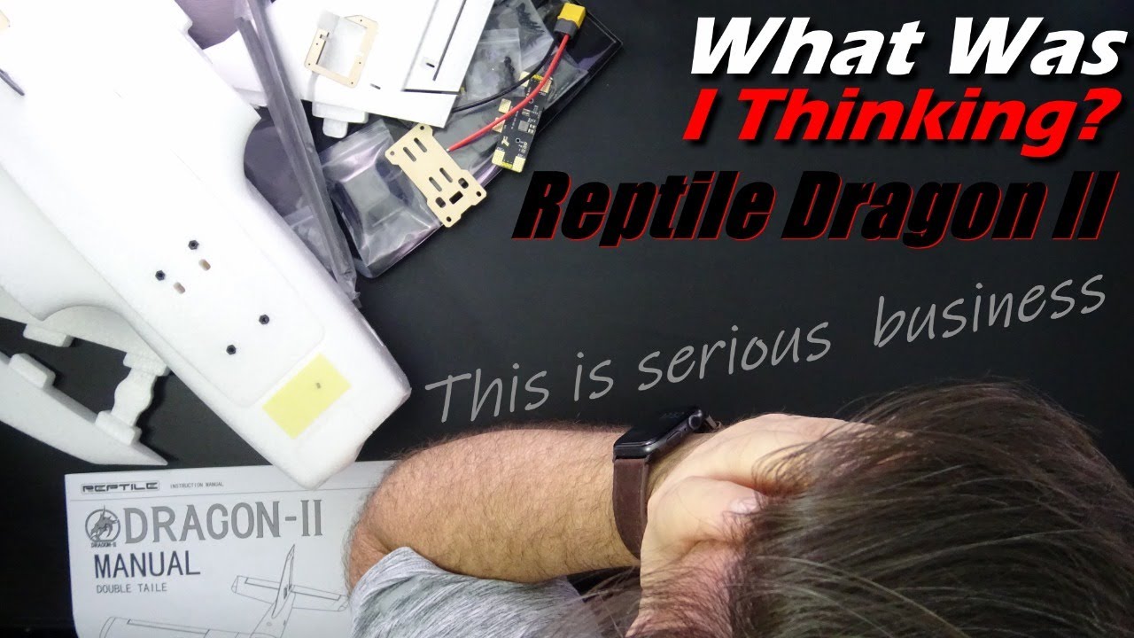 Reptile Dragon II 1200mm Twin Motor / Twin Tail FPV RC Plane First Look