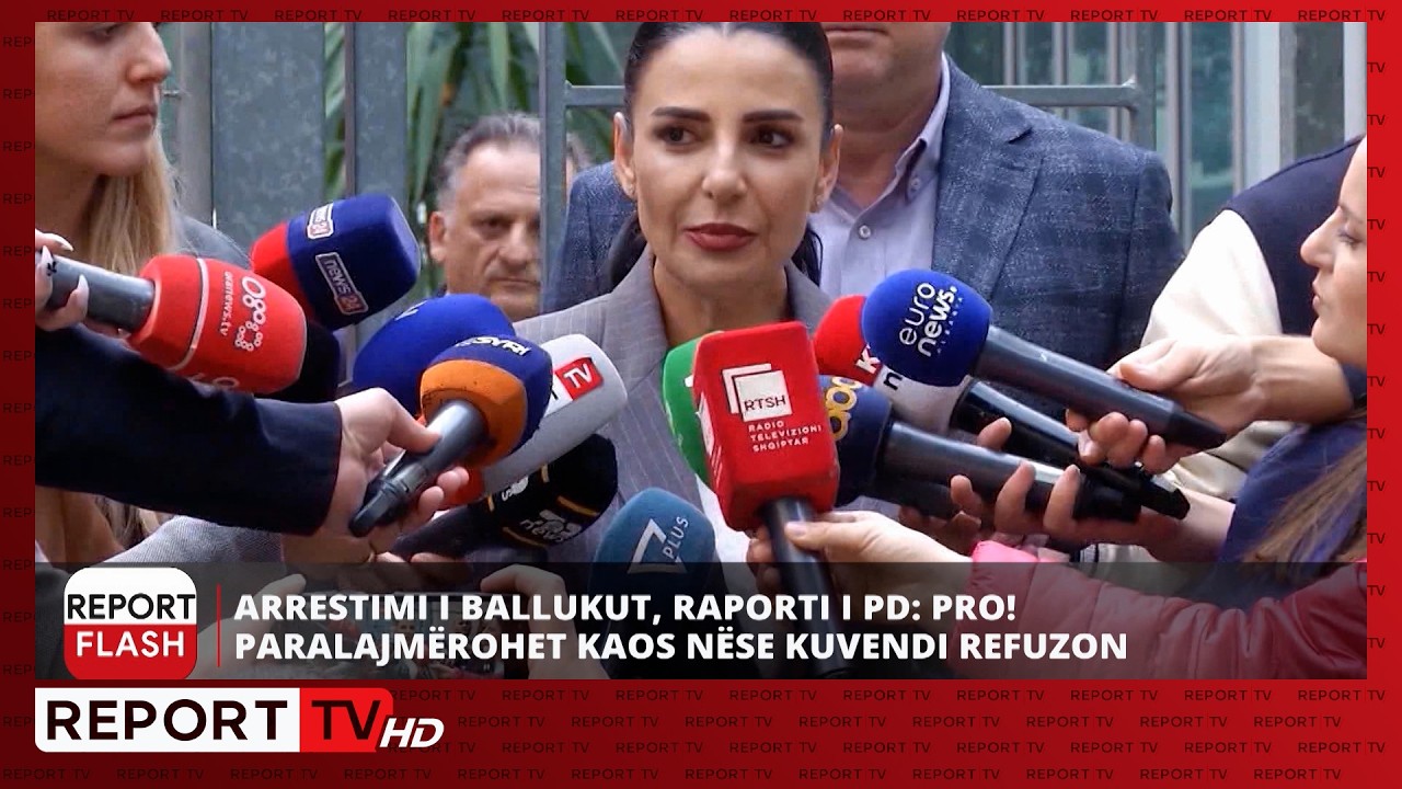 Flashi informativ në Report TV, ora 17:00, 2 Mars 2026