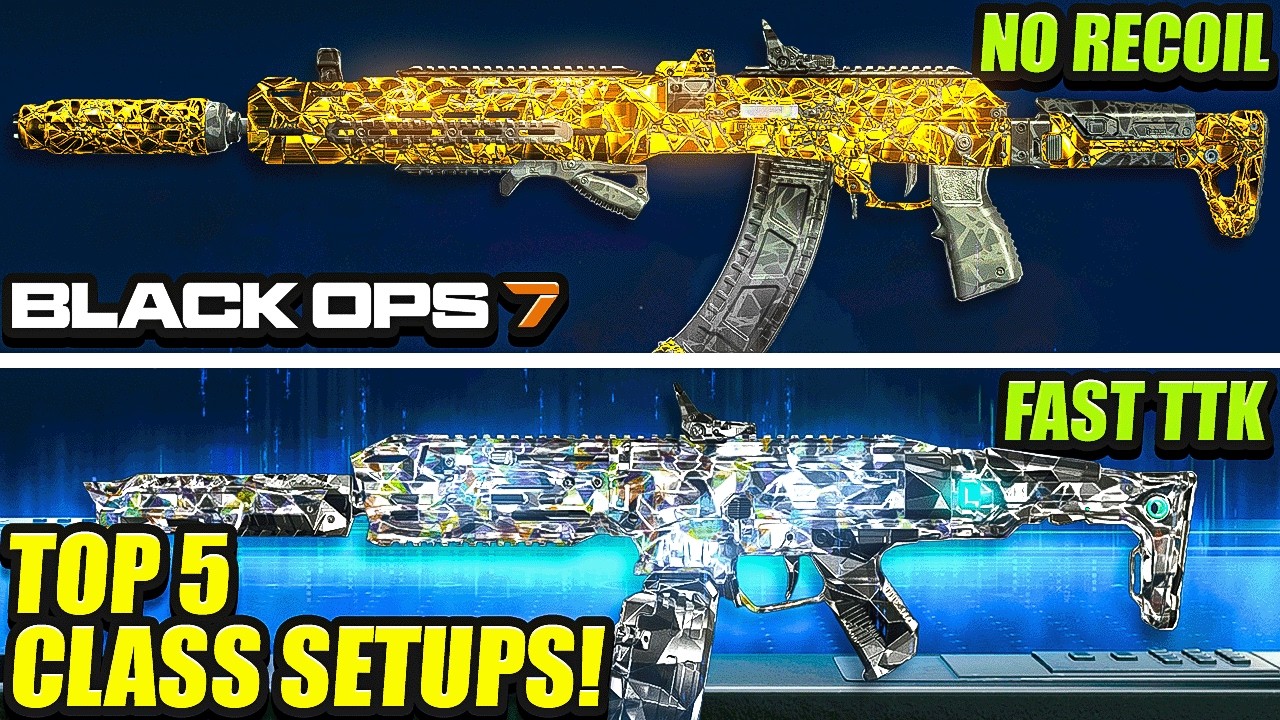 BLACK OPS 7: NEW TOP 5 FASTEST TTK META LOADOUTS After UPDATE! (BO7 Best Class Setups) BO7 Best Guns