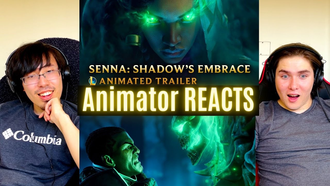 ANIMATOR REACTS to SENNA: SHADOW'S EMBRACE from League of Legends for the FIRST TIME!!