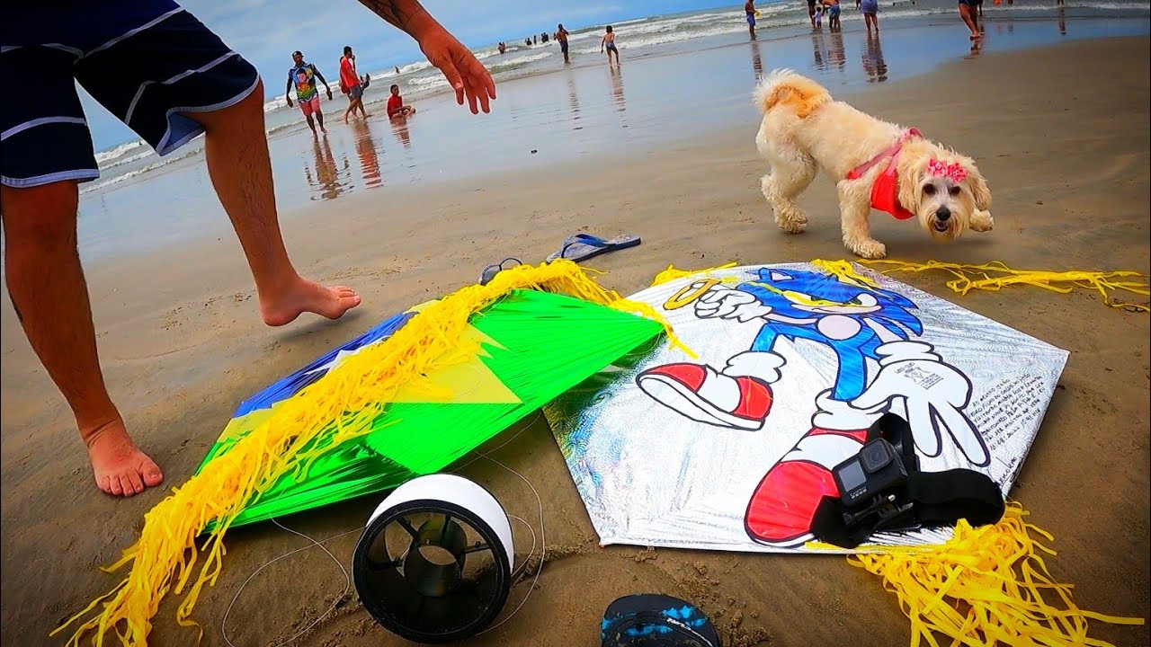 Pipa é no Alto e os Pés na Areia da Praia Sejam Bem Vindos a Época de Pipas das Férias de Verão *