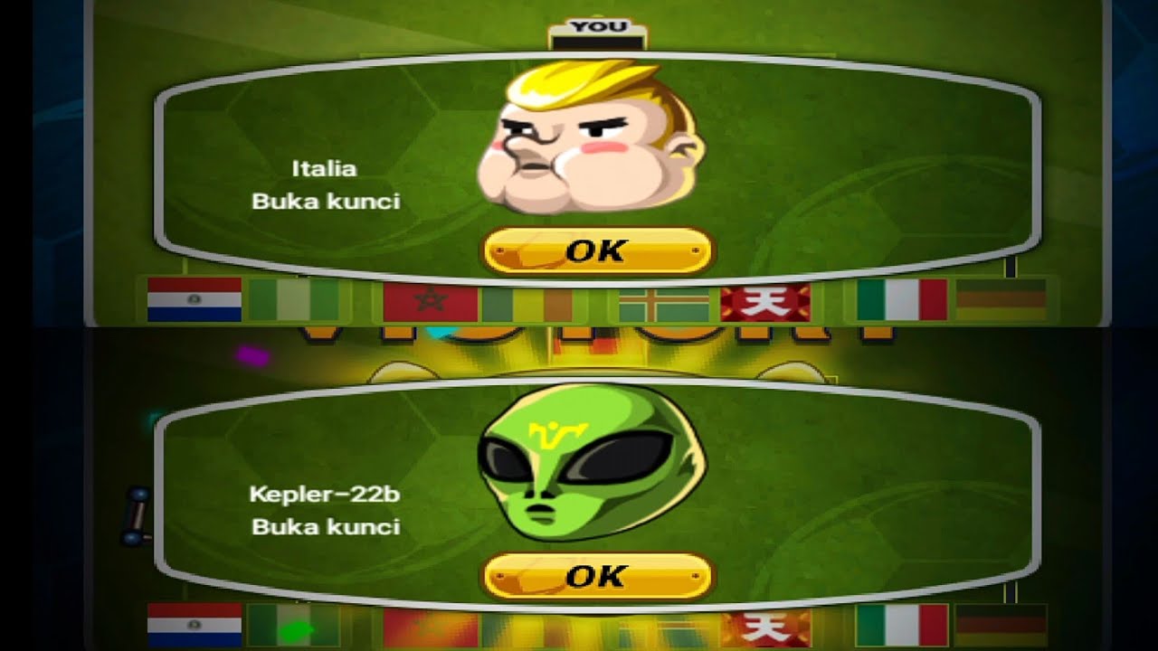 Cara Buka Kunci Karakter Italia dan Alien (Kepler-22b) di Head Soccer