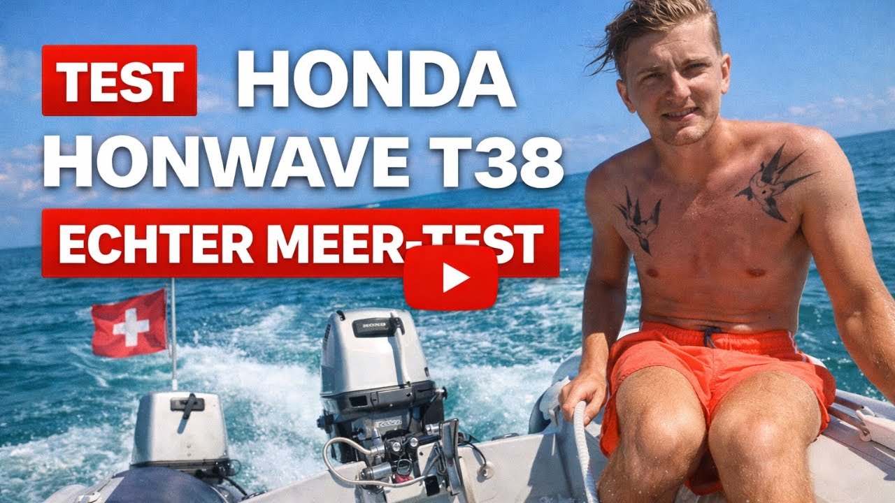 Honda Honwave T38 Test im Meer | Hochdruck-Boden Schlauchboot im Praxistest