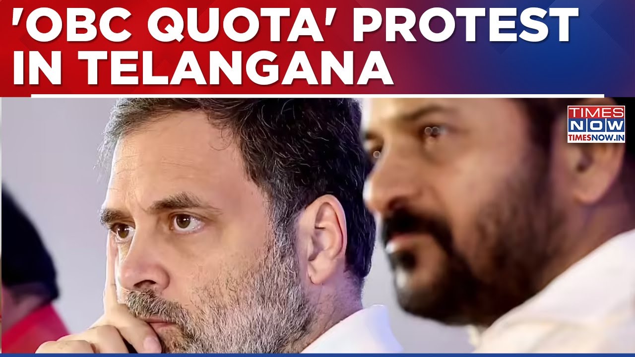 Multiple OBC Groups Protest Against  Congress Govt In Telanagana Over Promised 42%  'OBC Quota'