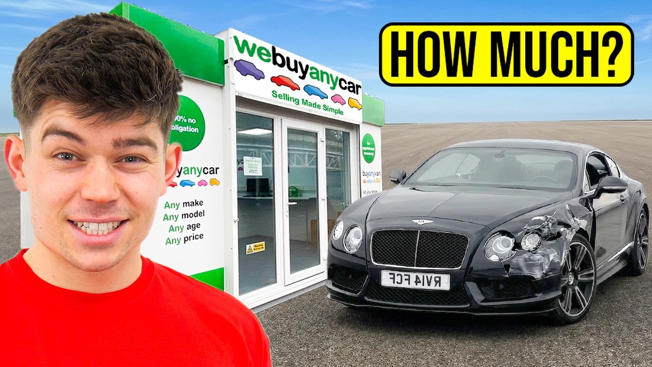 Отвожу свой восстановленный Bentley в Webuyanycar.