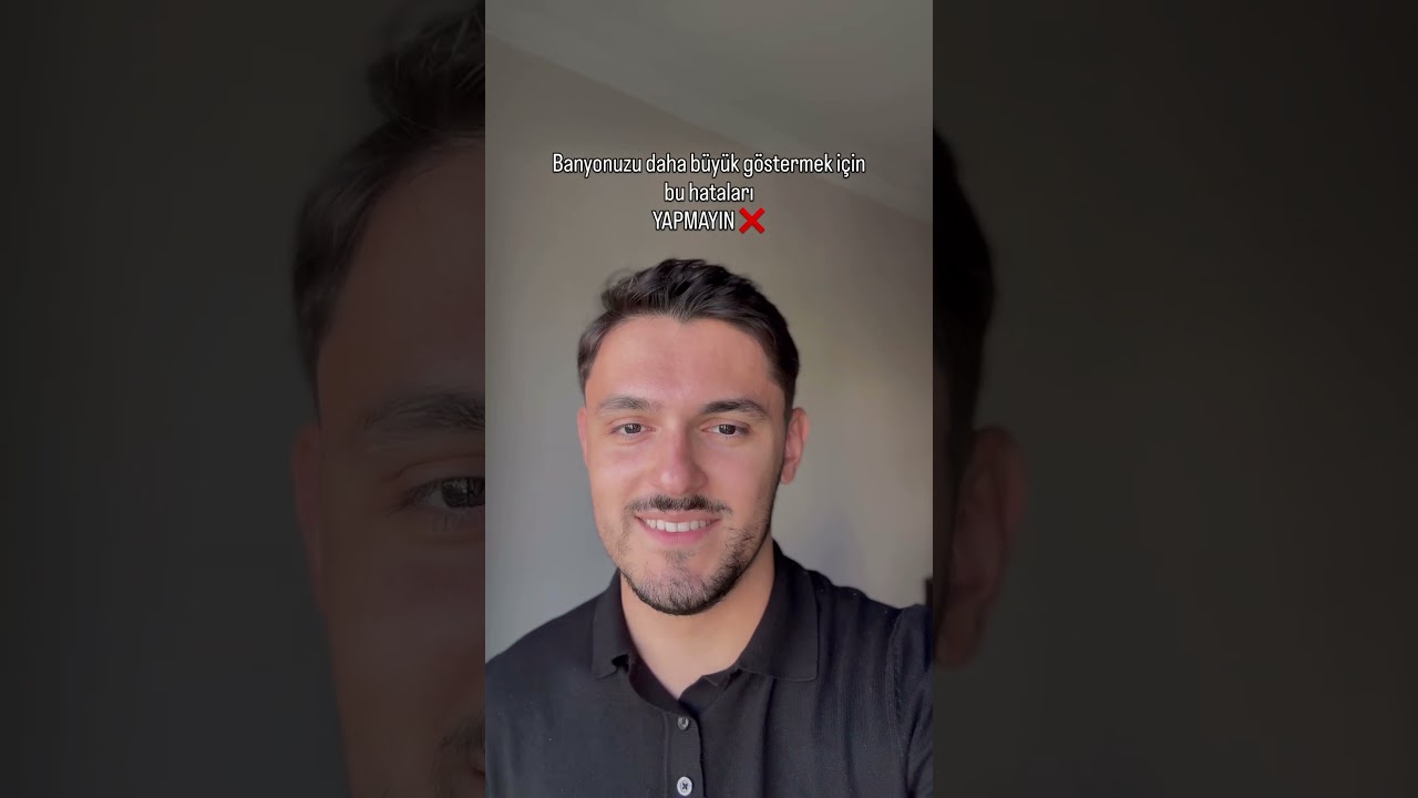 Daha b&uuml;y&uuml;k bir banyo i&ccedil;in bu hataları yapmayın ✅#interiordesign #i&ccedil;mimar #i&ccedil;mimari #reklam