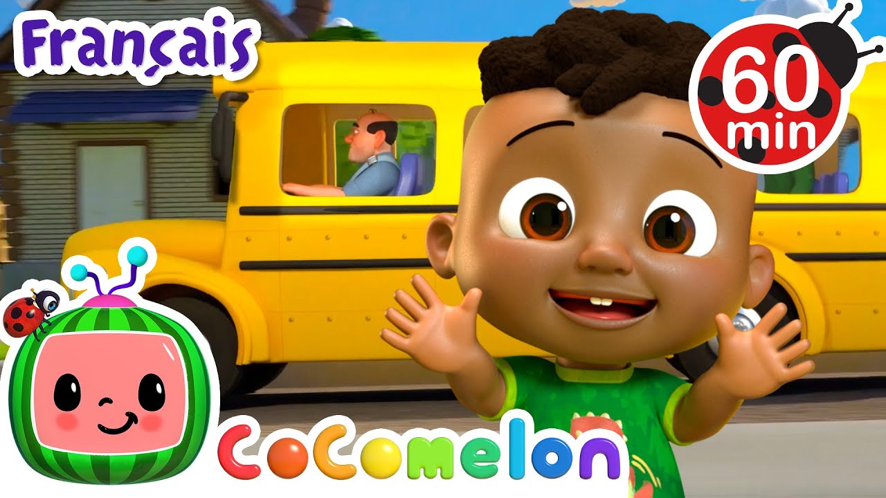Les roues de l'autobus 🚌| Nouveaux épisodes ! CoComelon - L'Heure de Cody | Chansons pour bébés