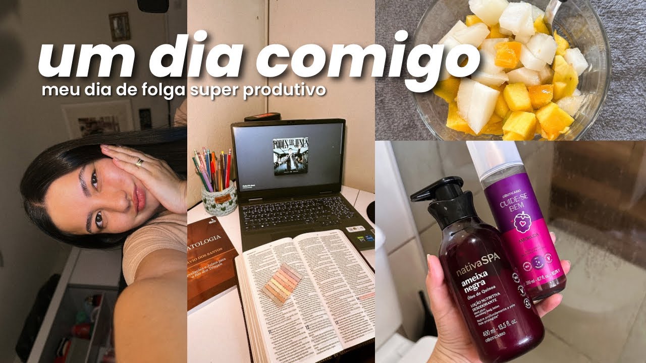 UM DIA COMIGO na minha folga | academia, cabelo, sobrancelhas e unhas 💖🏋🏻‍♀️🔋📖