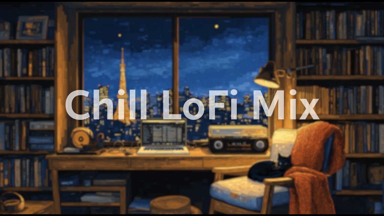 Cozy LoFi & Chill Beats For Work, Study & Coffee Shop Vibes - 1 Hour Relaxing Music 4K