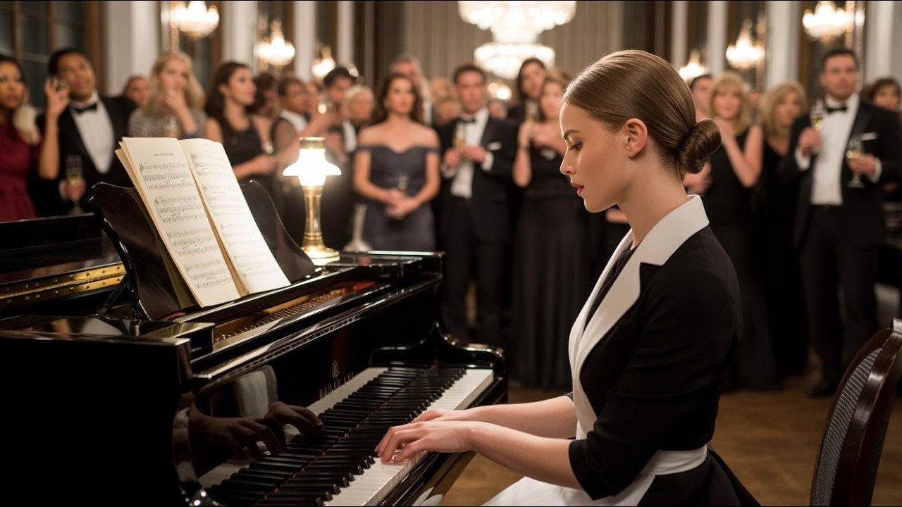 Millionaire Challenges Waitress to Play Piano—Then She Conquers a Classical Masterpiece.. ✅