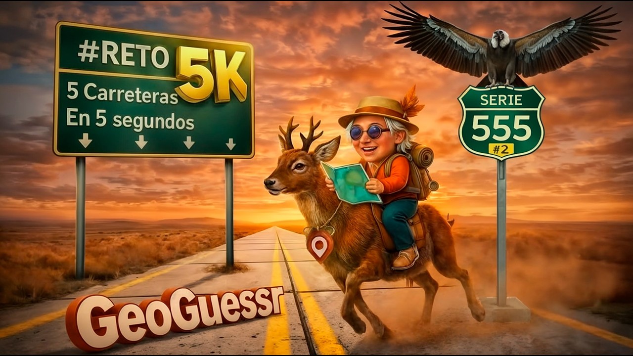 GeoGuessr 5K en 5s: carreteras de Chile (Serie 555, ep.2) 🛣️