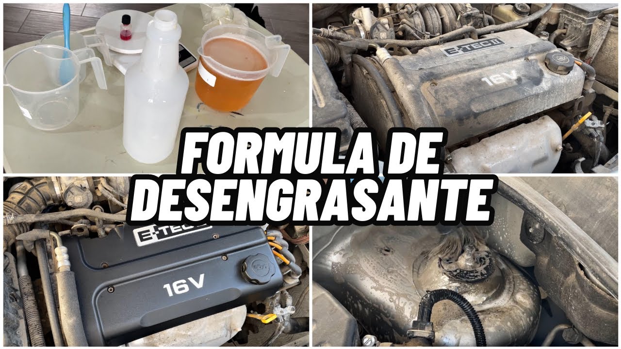COMO HACER UN DESENGRASANTE PARA MOTOR Y RINES CONCENTRADO / FORMULA AUTOMOTRIZ